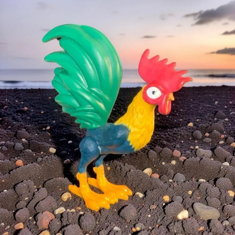 Disney's Moana Hei Hei Rooster PVC Collectible Toy Cake Topper 3.5” A53